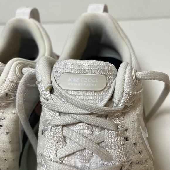 Nike‎ Women's React Infinity Run Flyknit 2 Platinum Tint Size 7 Run Ct2423-007 - Picture 6 of 12